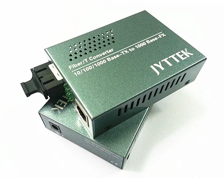 

Gigabit Single-mode double-fiber fiber media converter optical transceiver RJ-45 10/100/1000M Ethernet