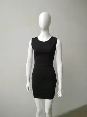 2017 новый женский лето dress белый лоскутное спинки черной повязкой тонкий о