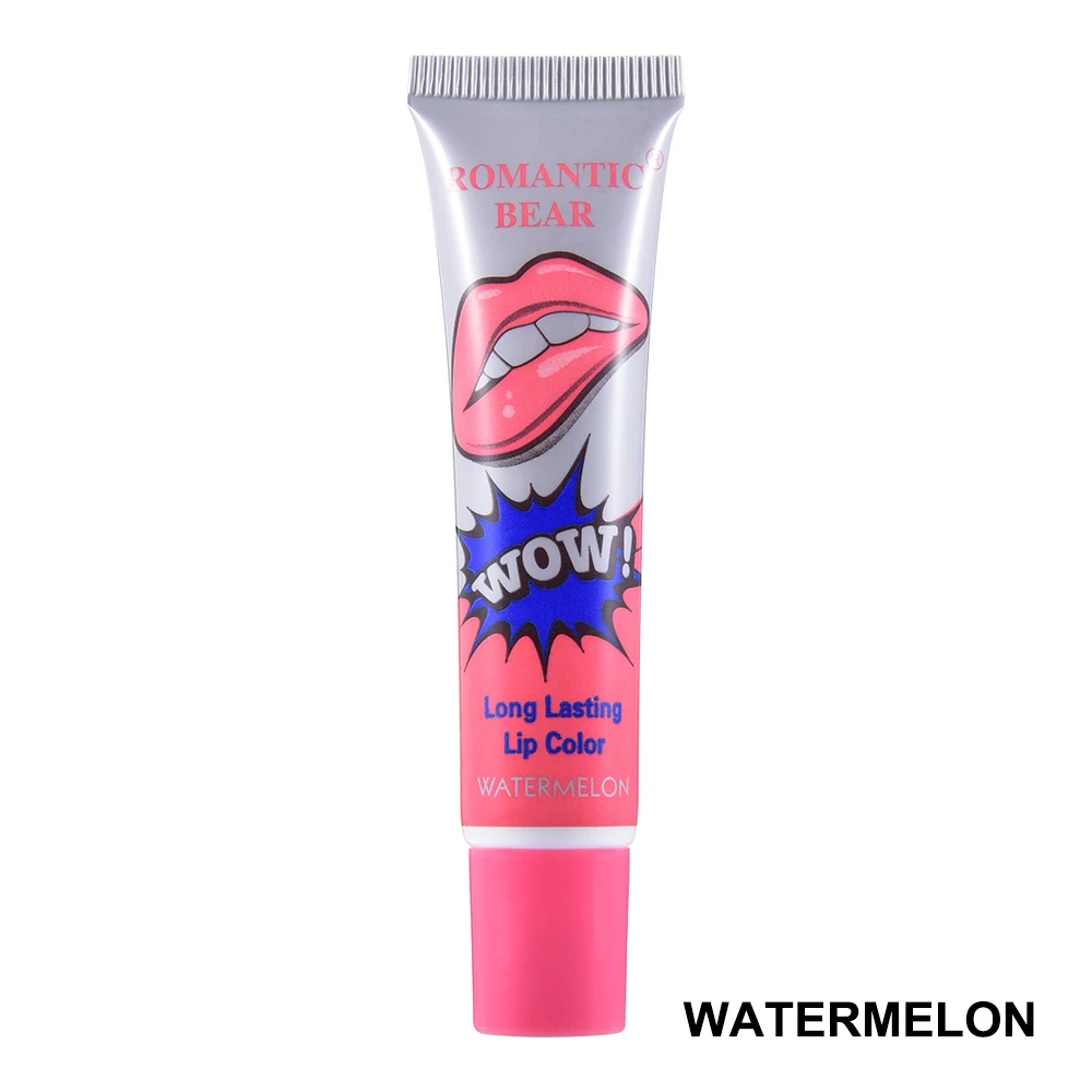 watermelon 1 шт. Отшелушивающий матовый увлажнитель длительного действия водостойкая Губная помада макияж матовый блеск для губ красота красные губные инструменты - Цвет: watermelon