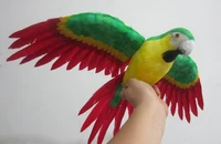 simulation parrot feathers bird 45x70cm spreading wings colourful parrot modelphotographyteaching propsdecoration a1918