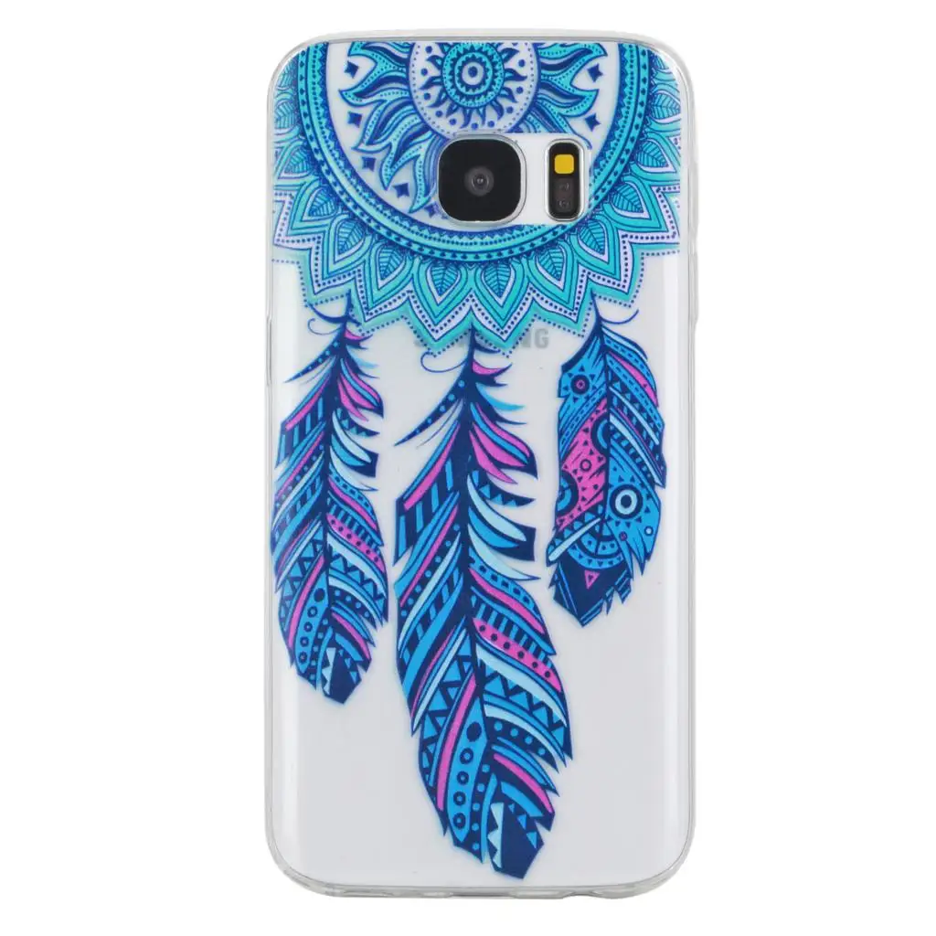 Soft TPU Silicone Case For Samsung Galaxy S7 G930 Cute paint Cover S 7 Phone Shells for samsung g930 g 930 cases |
