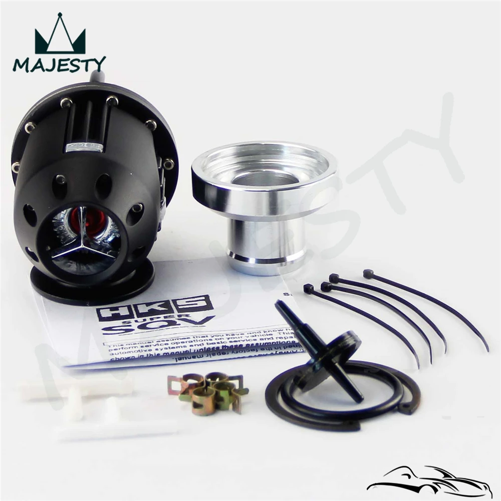 Универсальный BOV SQV SSQV 3 III турбонагнетатель турбо выдувный клапан JDM Новый черный |