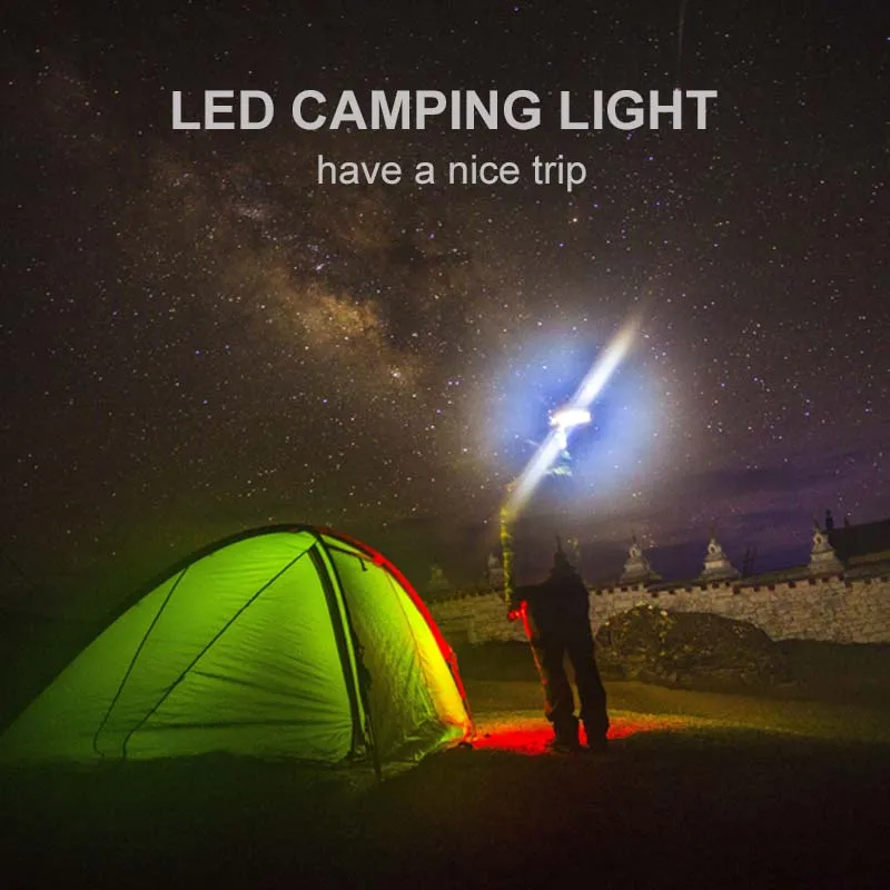 Waterproof Powerbank Camping Light USB Rechargeable LED Tent Lantern Emergency Hanging POP UP Caravan Lightings |