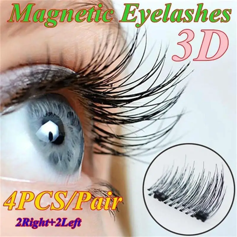 3D Магнитные накладные ресницы толстые длинные инструменты для макияжа сильные