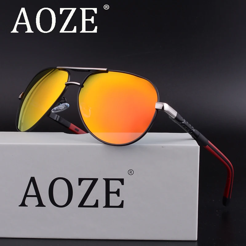 Для мужчин поляризованных солнцезащитных очков алюминиевый сплав магния для