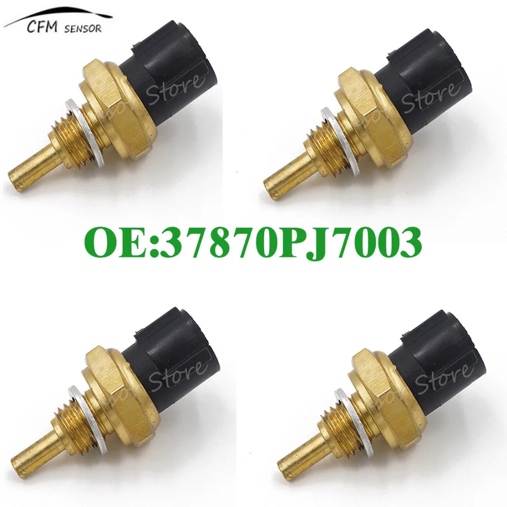 

4pcs Coolant Temperature Sensor TW ECT Temp CEL6 For Honda Acura 37870PJ7003