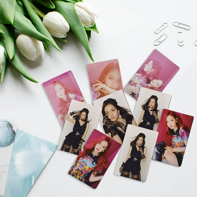 10 шт./партия KPOP BLACKPINK альбом квадратной формы самодельная бумага Lomo карта наклейка фото карта наклейка Фотокарта