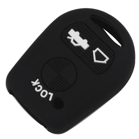 Силиконовый чехол для ключа jingyuqin, чехол для BMW E31, E32, E34, E36, E38, E39, E46, Z3, автомобильный держатель для ключа с 3 кнопками