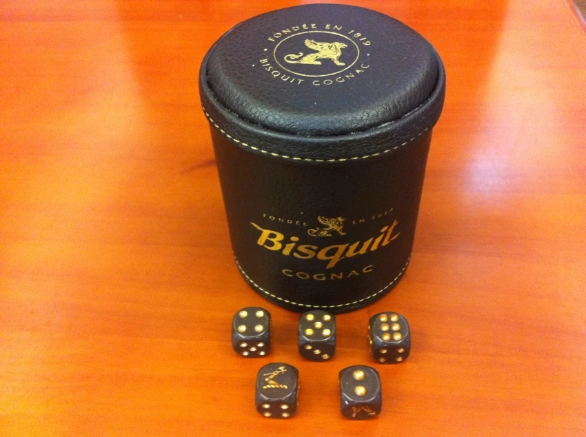 Высококачественная кожаная чашка + сито Hennessy комбинация костей super|leather dice cup|dice