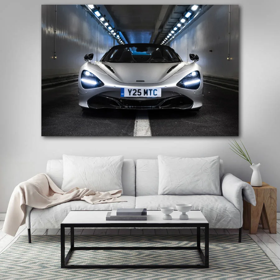 Плакаты и принты McLaren 720S Supercar настенная Картина на холсте художественная