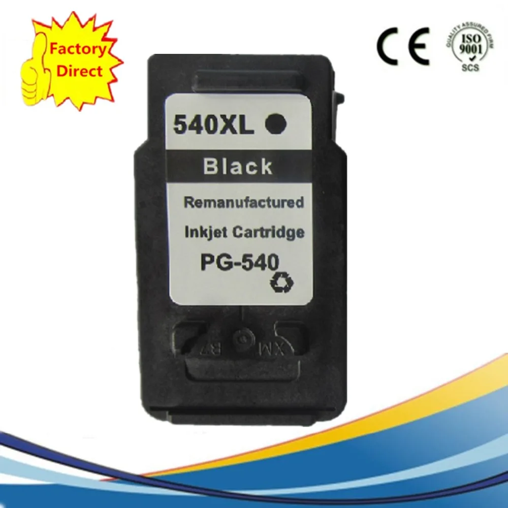 PG-540 PG-540XL PG540 PG540XL PG 540 540XL чернильные картриджи восстановленные Pixma MG-2150 MG-2250 MG-3150