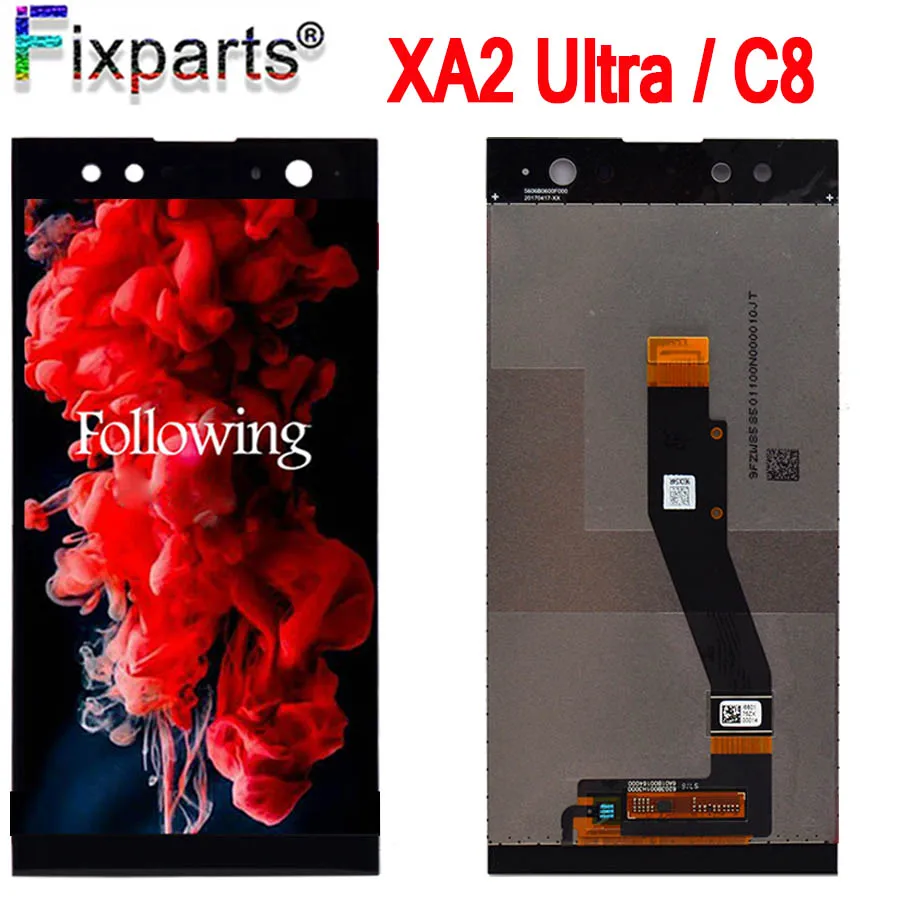ЖК дисплей для SONY Xperia XA2 Ultra/C8 дигитайзер сенсорного экрана в сборе сменный экран