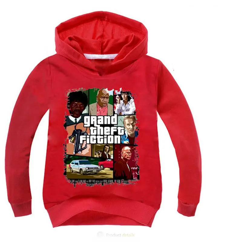Верхняя одежда для мальчиков и девочек лидер продаж Gta 5 толстовки с капюшоном