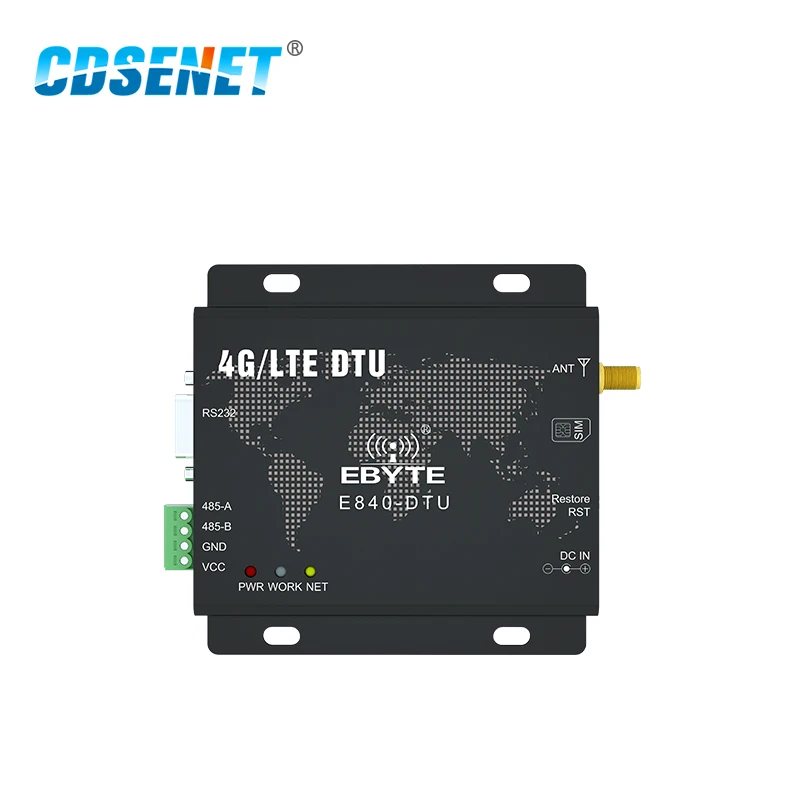 RS232 RS485 4 г пусть Беспроводной трансивер E840 DTU (4G 02) iot данных радиочастотный