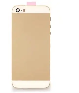 FreMobile телефон Золотой металлический Полный Корпус с компонентами для iPhone 5s