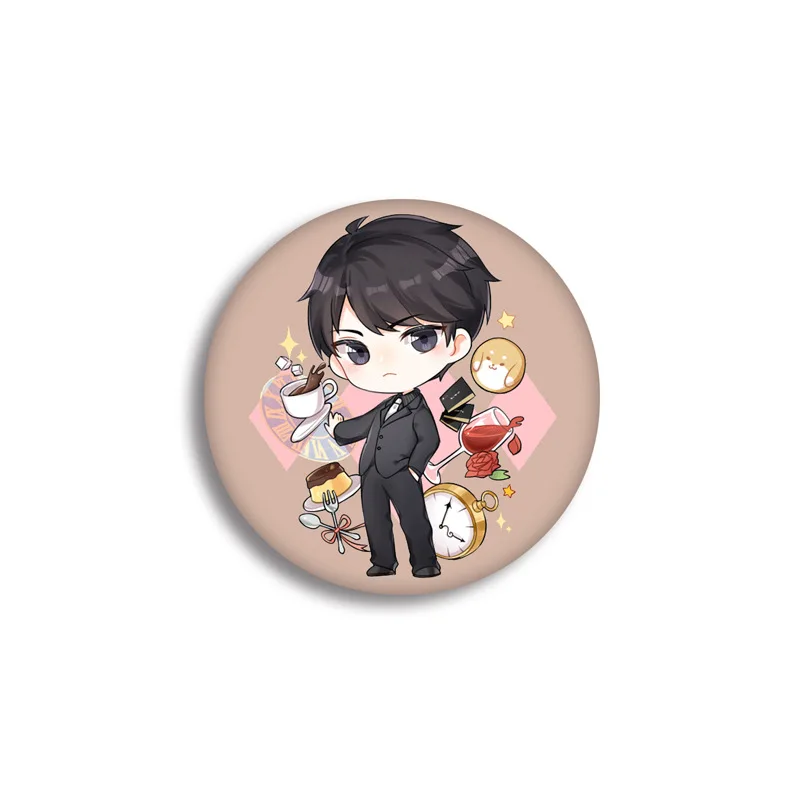 Аниме Любовь и продюсер значок косплея ли зеян Дой бай Qiman брошь ювелирные