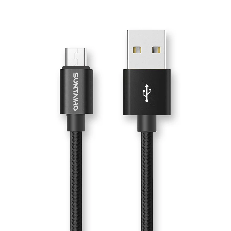 Suntaiho 5 В 2.4A USB к Micro USB кабель быстро Chaging кабель для samsung Xiaomi Зарядное устройство кабель для huawei LG USB кабель нейлон кабель usb