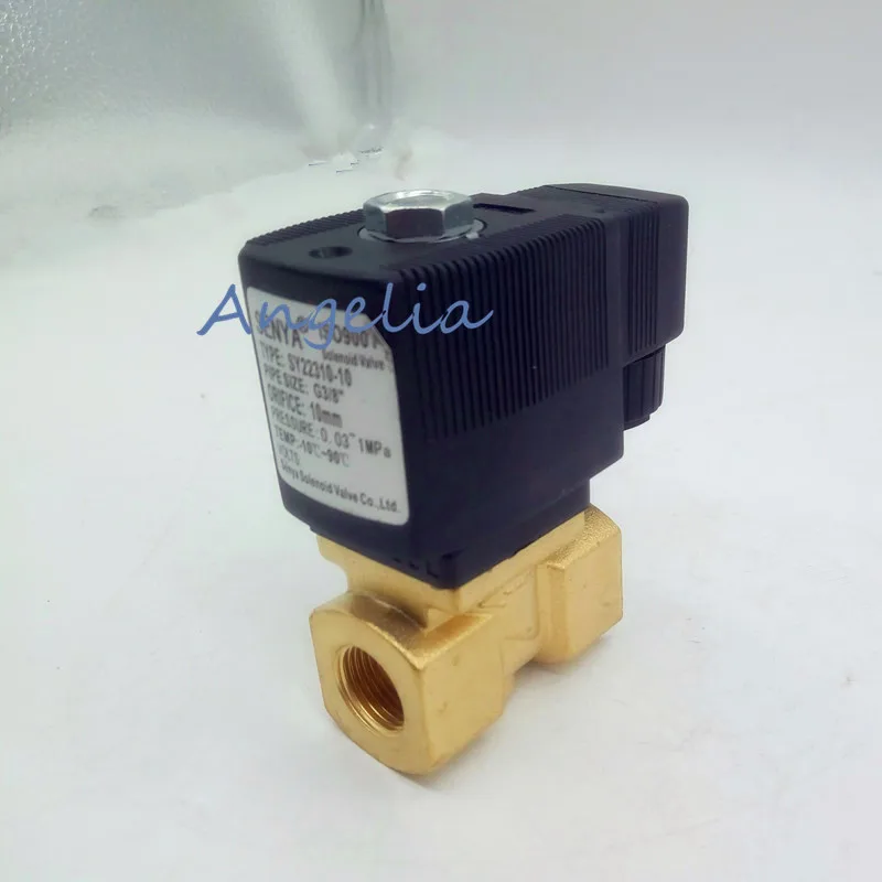 AC220V/110В G1/4 &quotлатунь Электрический электромагнитный клапан для воды