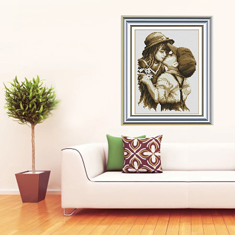 Прямая доставка вышивка картины рукоделие наборы для вышивки крестом пара