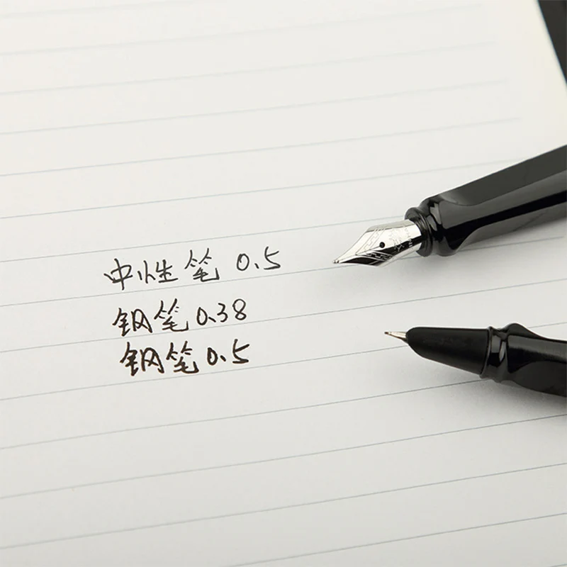 Jinhao перьевая ручка Высокое качество каллиграфическая ручка двухцелевые мужские солнцезащитные очки 0,5 мм золото чернильная ручка NIB для написания офисные школьные принадлежности, блокноты