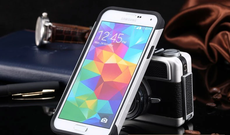 S5 i9600 Case Прохладный Броня Ударопрочный Двухслойный Силиконовые Футляр Вернуться