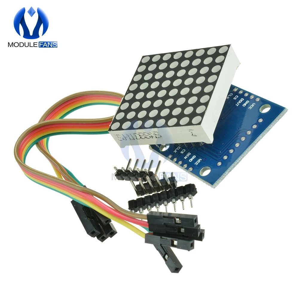 DC 5V MAX7219 8*8 8x8 точечная матрица модуль драйвера вывода катода MCU плата управления