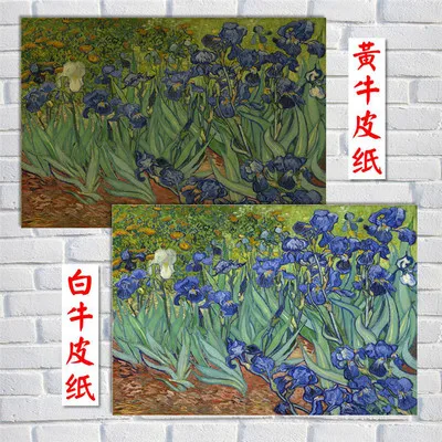 Ван Гог постеры с масляной живописью Винтаж постер самолетом принтом в стиле