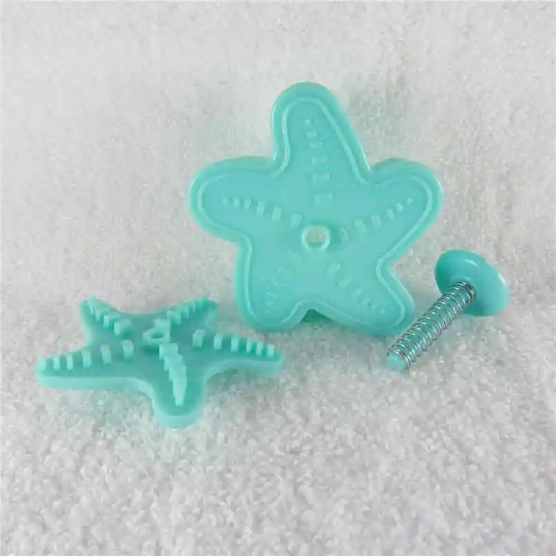 Small Starfish Pattern Printing Molds Food Grade Plastic Cake Decorating Cutters Tools Direct Selling | Дом и сад
