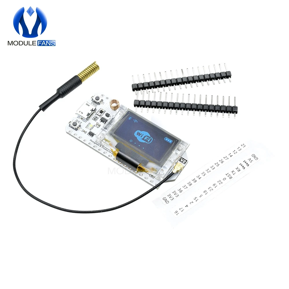 SX1278 ESP32 LoRa 0,96 дюймовый синий светодиодный цифровой дисплей Bluetooth wi-fi-комплект модуль IOT макетная плата для Arduino 433 МГц 470 МГц