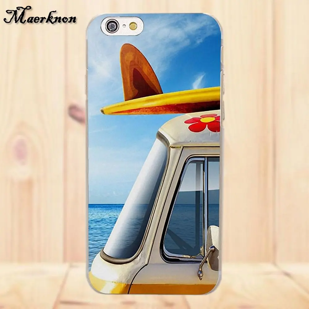 Новая мода номерной знак Лондонский автобус летний автомобиль для Apple iPhone 4 4S 5 5C SE