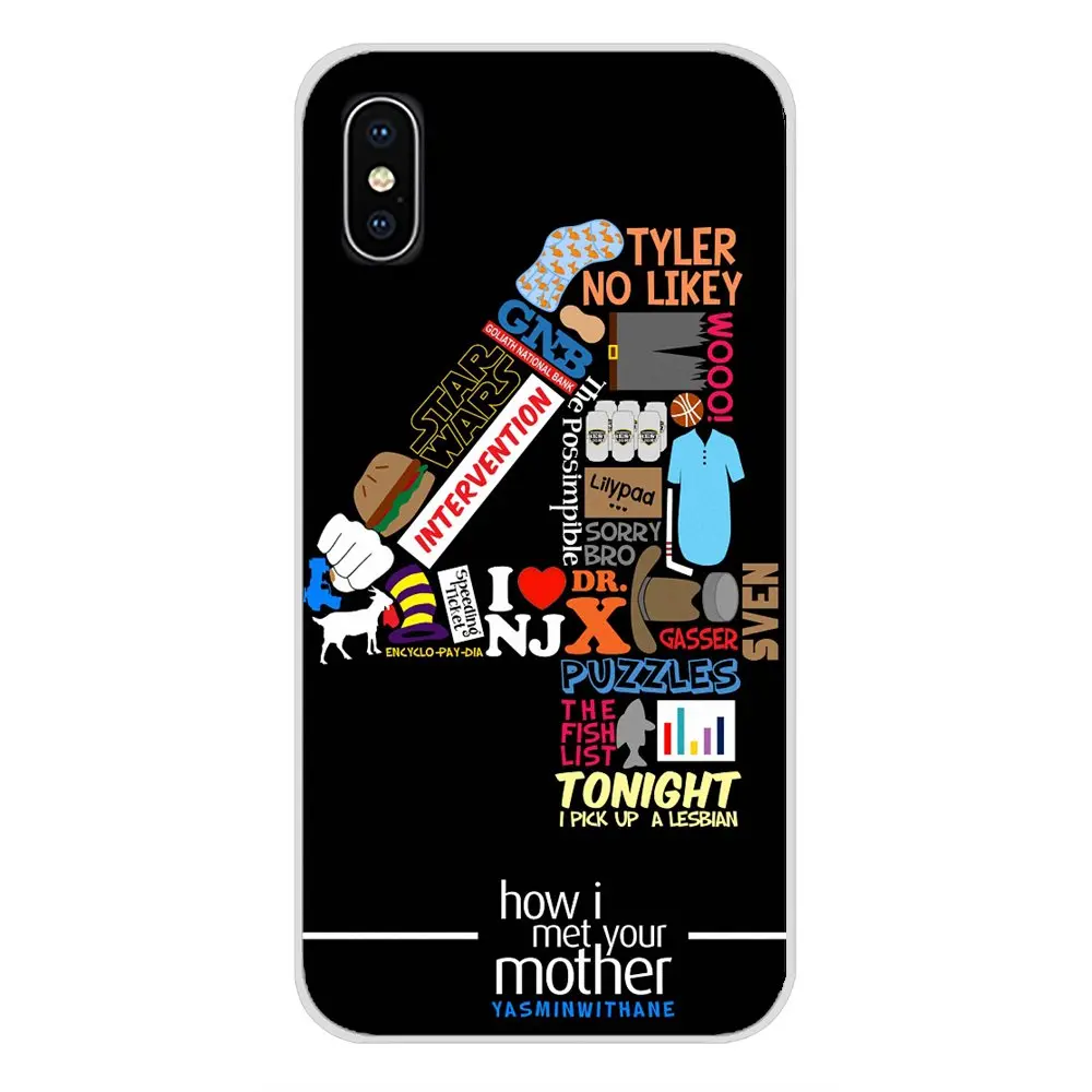 Для Apple iPhone X XR XS MAX 4 4S 5 5S 5C SE 6 6S 7 8 Plus ipod touch чехлы для телефонов HIMYM How I meet Your Mother