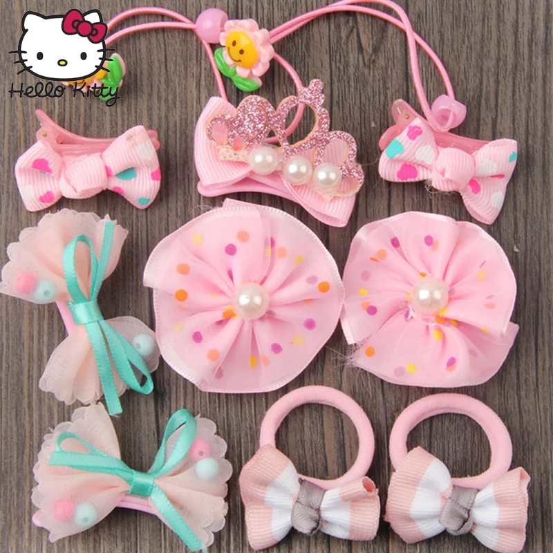 Hello kitty Подарочный набор детские шпильки волосы аксессуары для девочек зажимы
