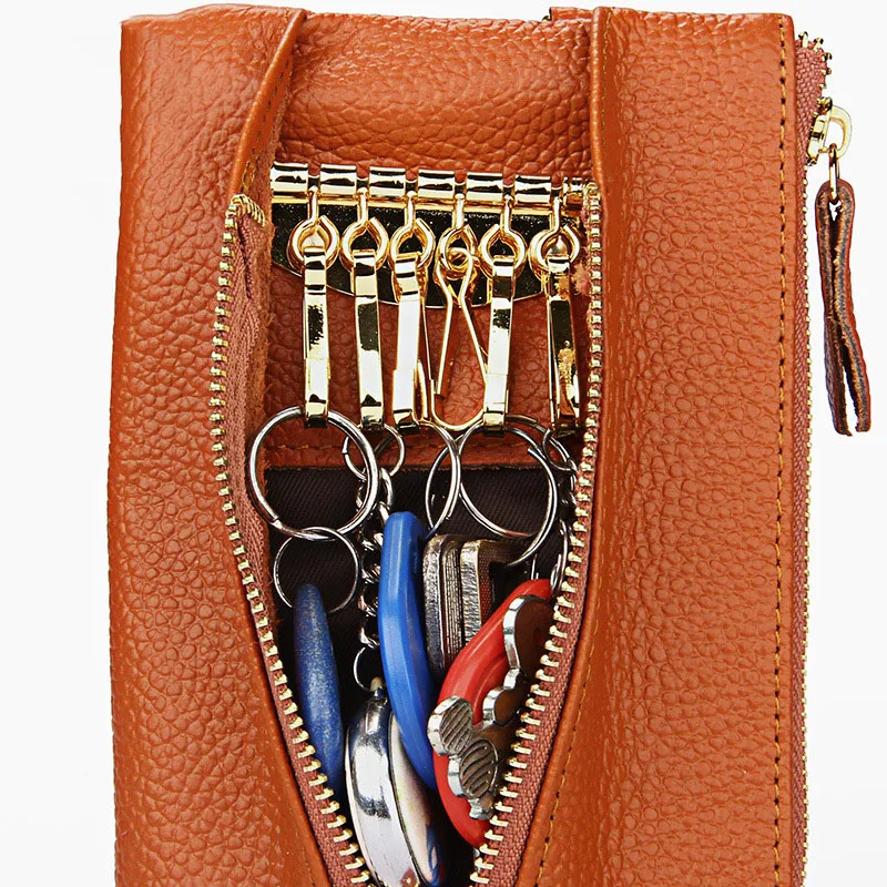 2017 женский Кошелек натуральная кожа Женщины сумка ключ держатель bolsa feminina |