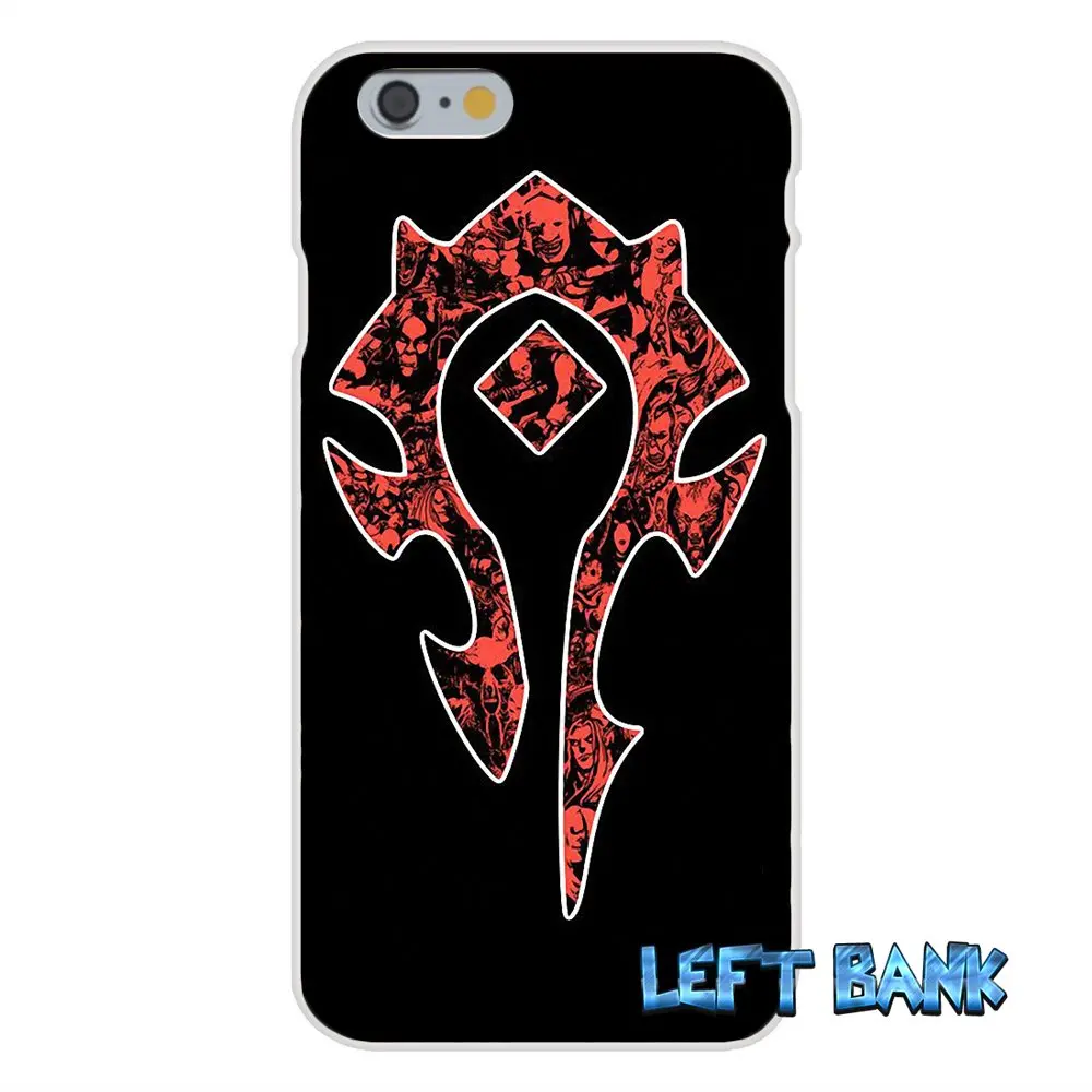 WOW World Of Warcraft Орда Логотип кремния мягкий чехол для телефона Samsung Galaxy S3 S4 S5 Mini S6 S7 Edge
