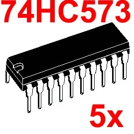 (5 шт./лот) 74HC573 Logic IC DIP Package CMOS. | Электронные компоненты и принадлежности