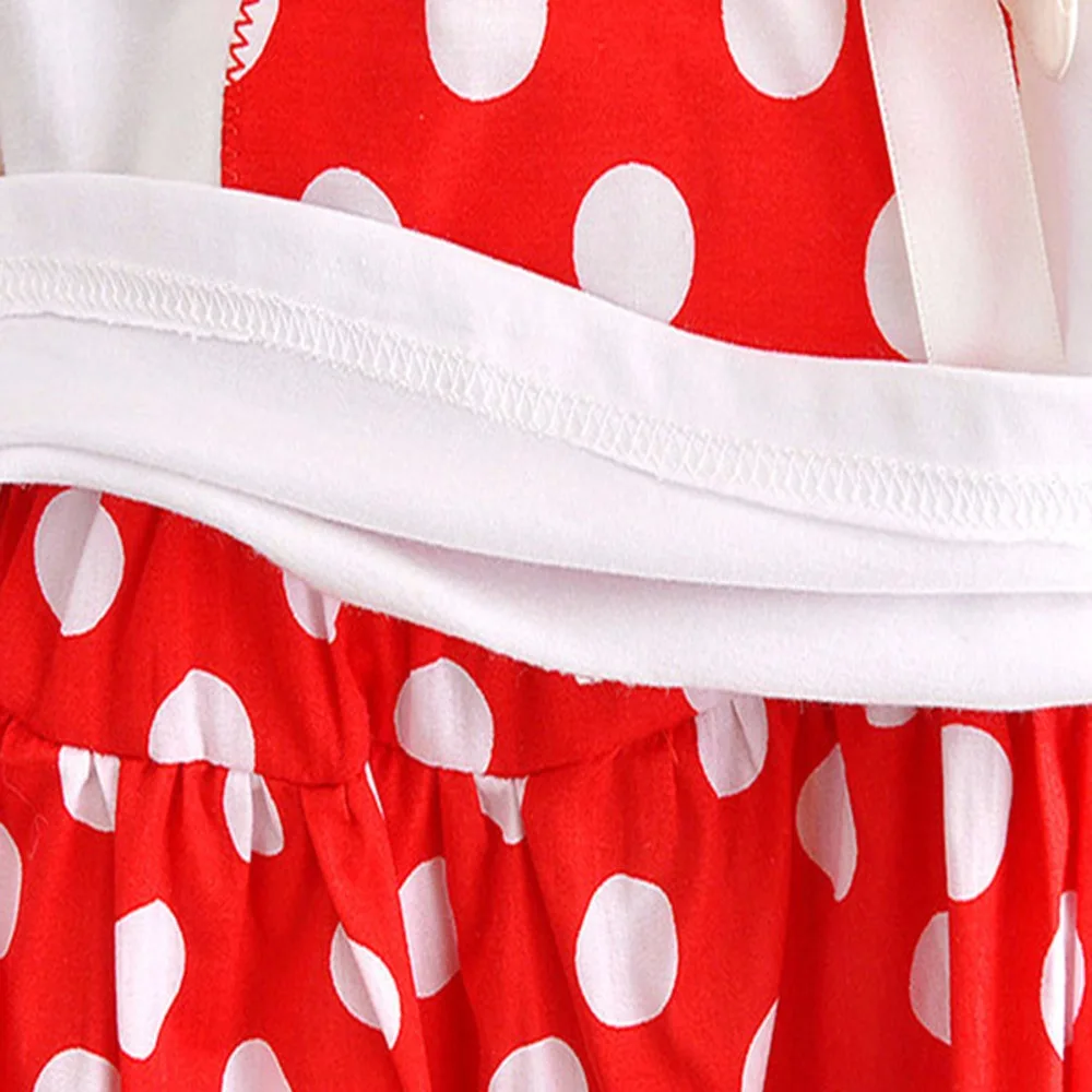 Puseky Vestido princesa 2 шт. комплект милые дети одежда для маленьких девочек Миньоны Минни платье жилет юбка одежда для малышей От 1 до 6 лет