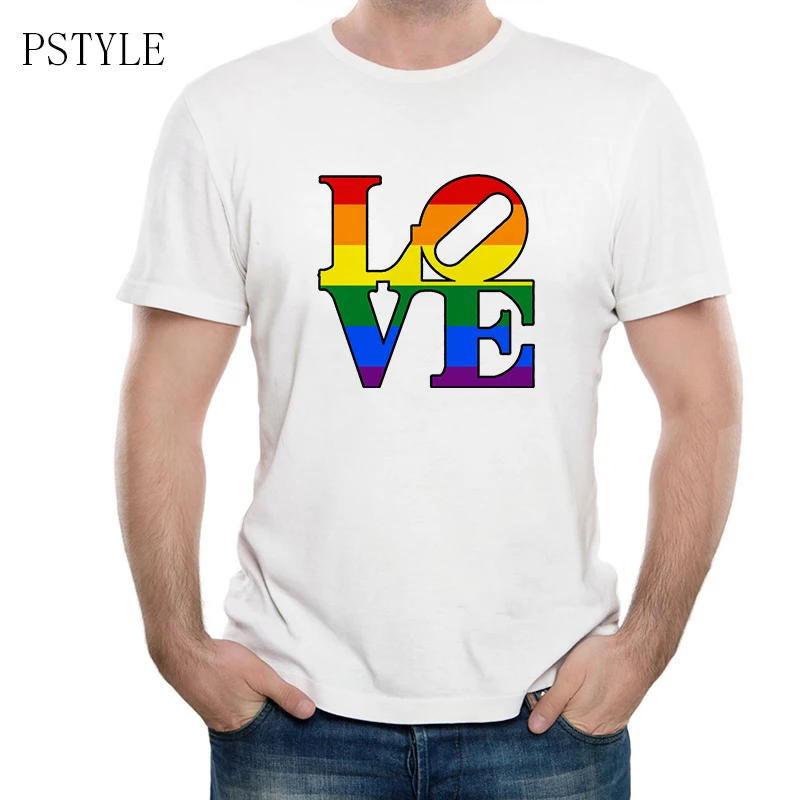 LGBT pride Дизайнерские мужские футболки с логотипом Супермена футболка