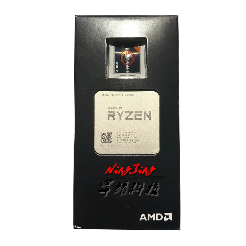 Четырехъядерный процессор AMD Ryzen 5 2400G R5 2400G 3,6 ГГц YD2400C5M4MFB Socket AM4
