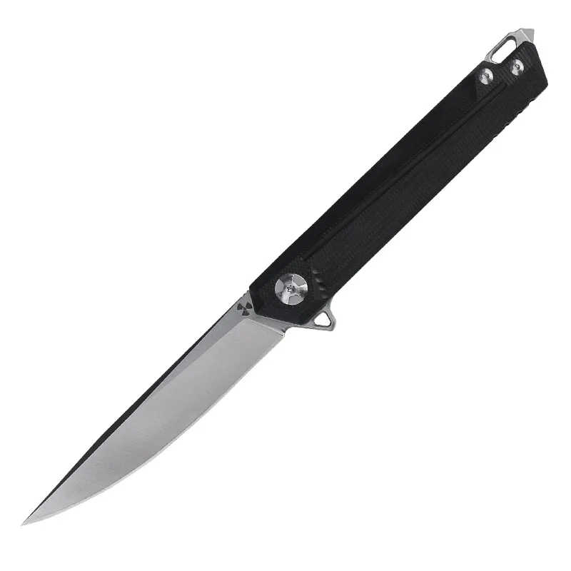 Black D2 MIKER складной нож для ежедневного использования, S35VN лезвие Титан сплав ручка охотничьи ножи аварийный карманный нож уличный кемпинг тактический EDC инструменты - Цвет: Black D2