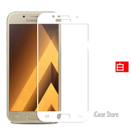 white Протектор экрана из закаленного стекла для samsung Galaxy A5 Glas sklo пленка для samsung SM A520F A520S A520D A520M A520Y - Цвет: white