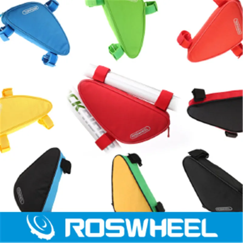 8 цветов водонепроницаемый Roswheel 1.5L Открытый Треугольник Велоспорт передняя Труба рама сумка горный велосипед сумка 12657