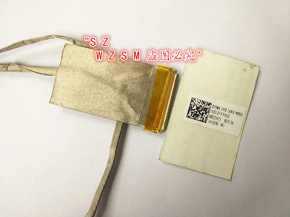 Оригинальный новый оригинальный кабель LVDS для ноутбука Asus X553 X553MA VGA FFC Клин 1422 01VY0AS