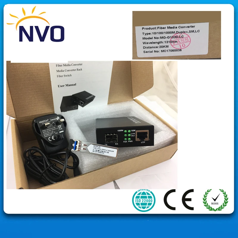 10/100/1000 м SFP волоконный переключатель внешний источник питания 230VAC 3 контактный