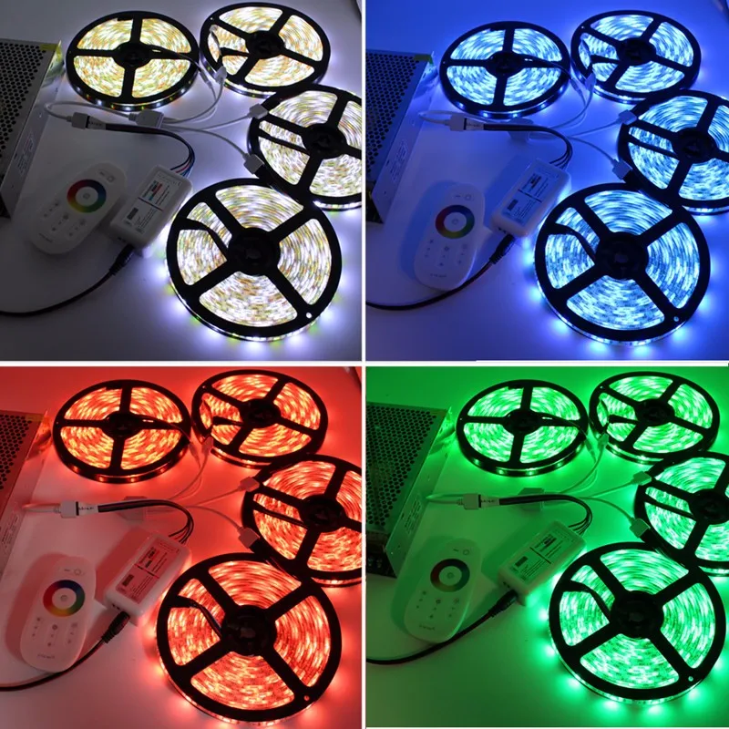 Контроллер для светодиодной ленты RGB RGBW 2 4 ГГц радиочастотный сенсорный пульт