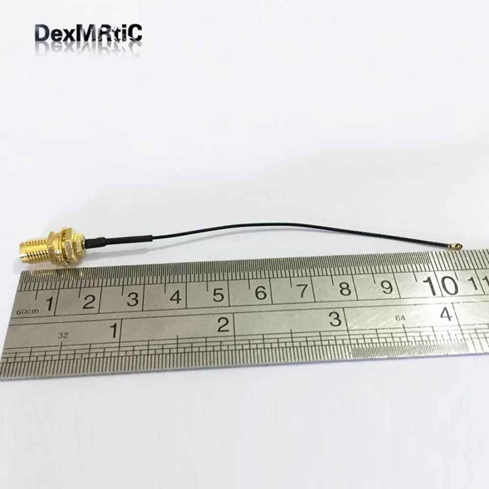 2 шт. Женский Разъем RPSMA для IPX IPEX U.FL MHF4 кабель перемычки RF OD 0 81 мм PCI WIFI карты