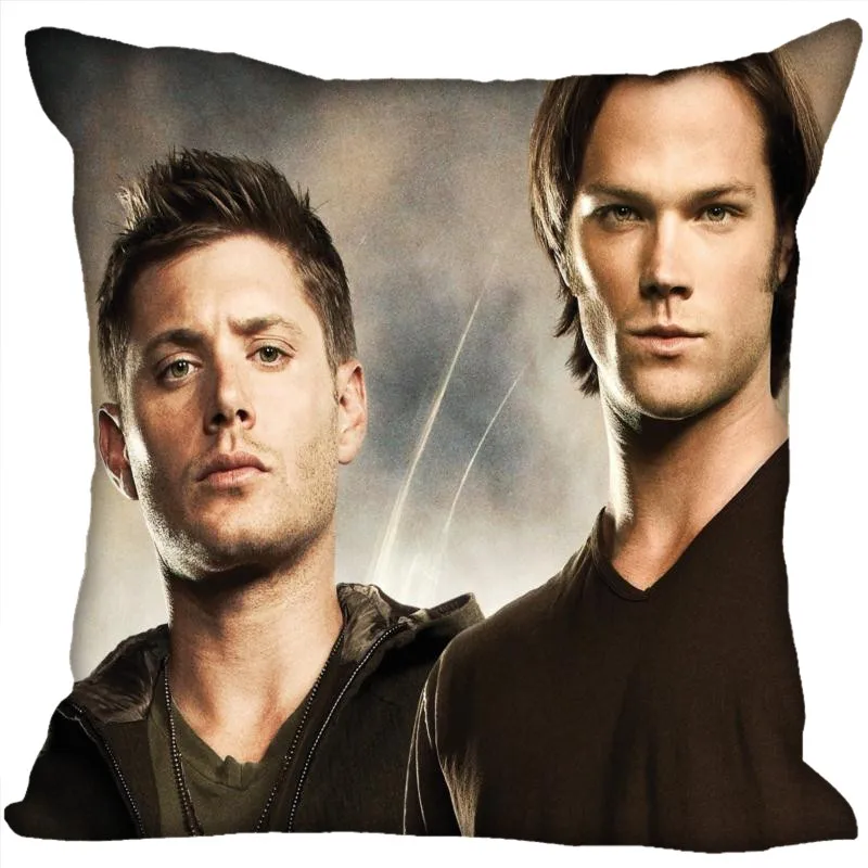 Pillowcase 22 Наволочки на заказ для ТВ-шоу, сверхъестественная квадратная наволочка, Рождественская Наволочка на молнии, 40*40 см, 45*45 см(одна сторона - Цвет: Pillowcase 22