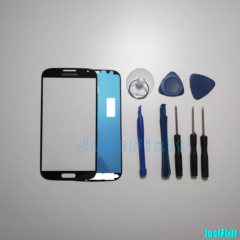 Стеклянный ЖК дисплей для Samsung Galaxy S4 i9500 i9505 внешняя Сенсорная панель экран Стекло