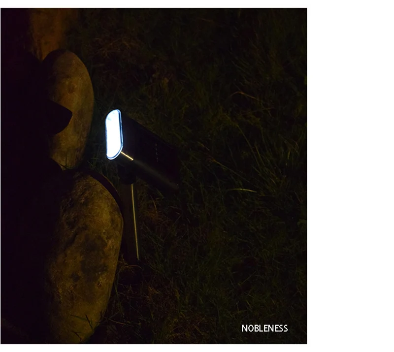 3LED солнечные Ландшафтные регулируемые точечные светильники, IP67 водонепроницаемые солнечные настенные светильники, беспроводные уличные солнечные Ландшафтные светильники