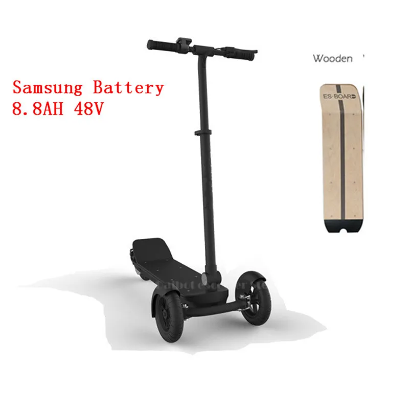 Samsung battery 8.8A Daibot Электрический скейтборд для взрослых ES доска 3-х колесный samsung Батарея двухколесные электрические скутеры с 8,5 дюйма 48V 450W складной самокат - Цвет: Samsung battery 8.8A