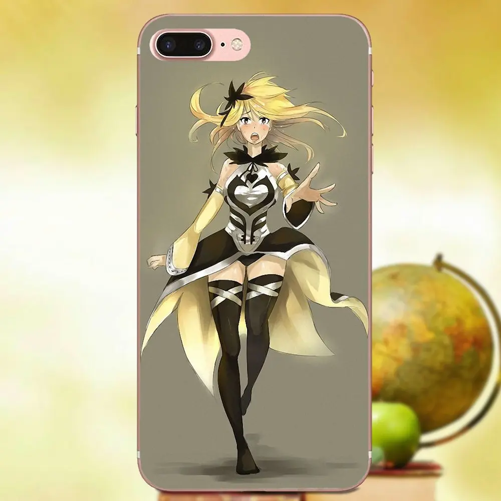 Чехол из ТПУ для Xiaomi Redmi Note 2 3 3S 4 4A 4X 5 5A 6 6A Pro Plus Fairy Tail Erza с черным логотипом |